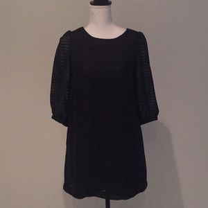 H&M elbow sleeve shift dress sz 6